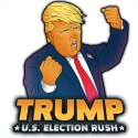Logo Trump. U.S. Election Rush Logo Trump. U.S. Election Rush