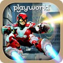Logo Playworld Superheroes