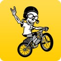 Logo Skeleton Stunt Rider - MTB BMX