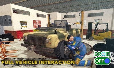 Скриншот US Military Truck Mechanic Sim №1