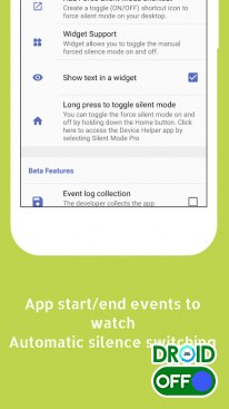 Скриншот Silent Mode PRO (Camera Mute) №2 Скриншот Silent Mode PRO (Camera Mute) №2