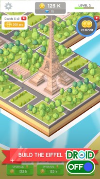 Скриншот Idle Landmark Tycoon - Builder Game №3