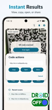 Скриншот QR Scanner №3 Скриншот QR Scanner №3