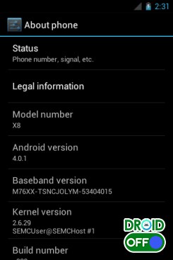 Скриншот ICS For Stock Kernel [Beta2] №4